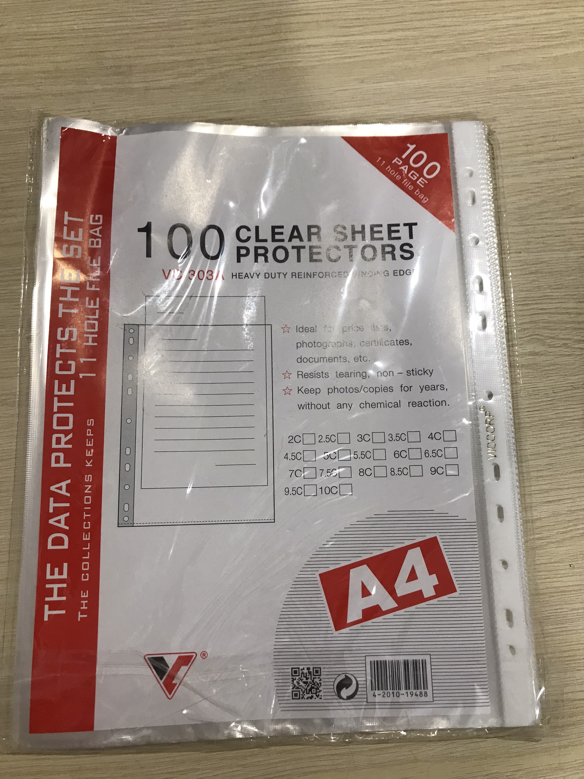 Bìa lỗ 5 lạng 100 cái