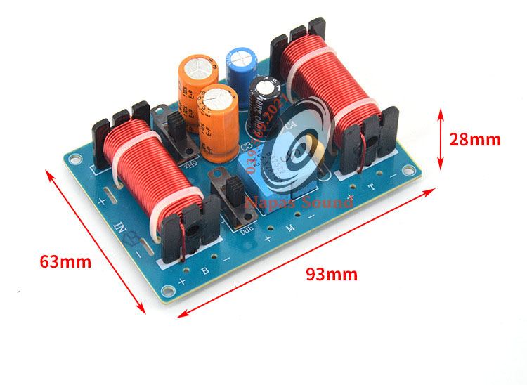 GIÁ 1 MẠCH - PHÂN TẦN 3 ĐƯỜNG TIẾNG ĐA NẮNG WEAH351 - LẮP LOA GIA ĐÌNH 1 BASS 1 MID 1 TRÉP - PHÂN TẦN 3 LOA