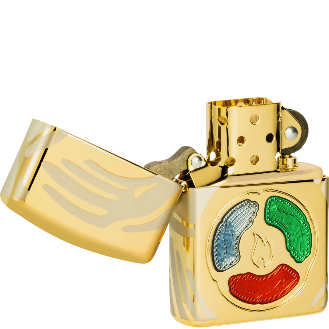 Bật Lửa Zippo Mỹ Armor High Polish Gold – Bản Giới Hạn Năm 2025 Khắc Laser 360°, Chống Gió, Quà Tặng Doanh Nhân Đẳng Cấp