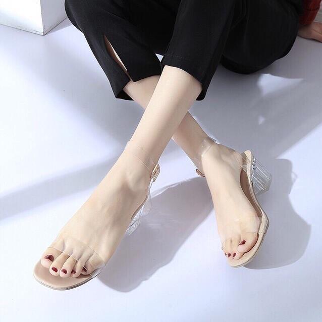 Giày Sandal quai trong mica ( hàng Việt Nam ) cao cấp