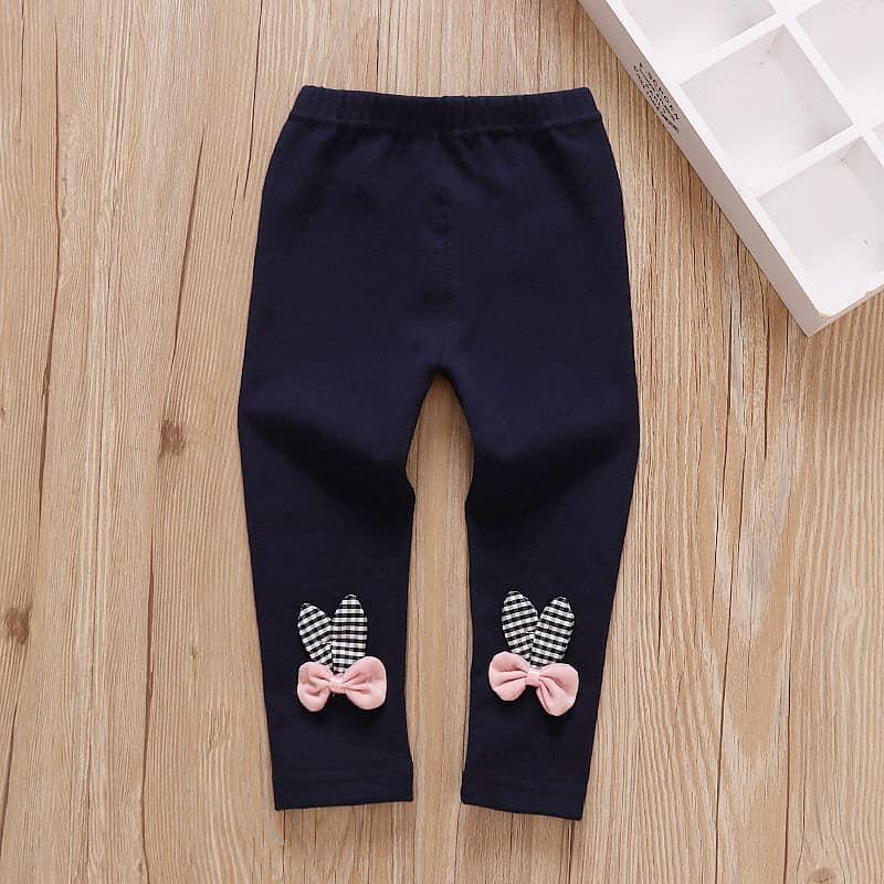 Quần legging thun dày đáng yêu cho bé gái