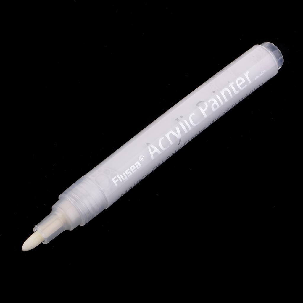 3x Waterproof Acrylic Paint Markers Pen for Glass,Metal, Wood,Ceramic,Fabric