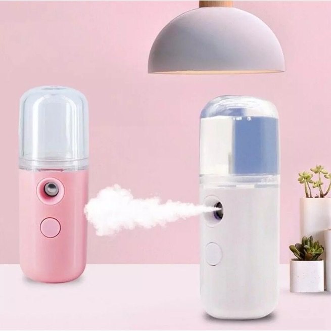 Dụng cụ trang điểm làm đẹp _ Xịt khoáng nano mini cầm tay , xịt  phun sương mặt , cấp ẩm , mịn màng ,mát mẻ , không bị khô ,hợp với người ngồi văn phòng , thiết kế nhỏ gọn dễ mang theo mọi nơi