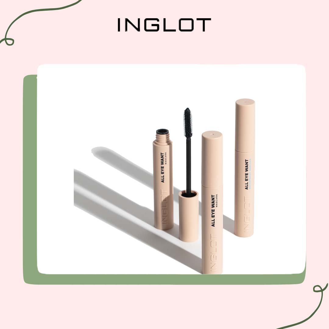 Mascara cong, dày, dài, tơi mi, không trôi All Eye Want Mascara (8.5ml) INGLOT