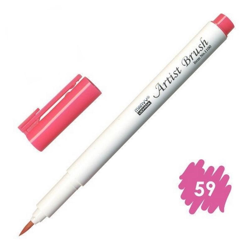 Bút lông đầu cọ viết calligraphy Marvy Artist Brush 1100 - Rosemarie (59)