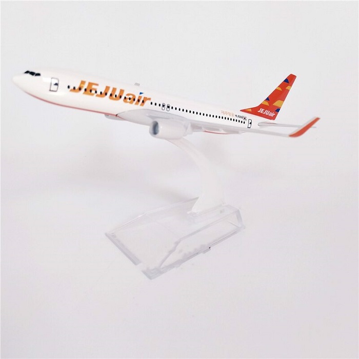 Mô hình máy bay tĩnh B737 JEJU Air 16cm