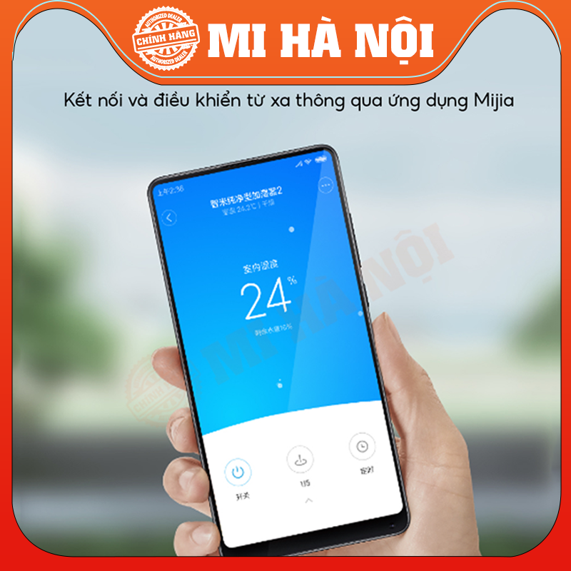 Máy tạo ẩm thông minh Smartmi Gen 2 CJXQ04ZM-tạo ẩm không phun sương-bản quốc tế- Hàng chính hãng