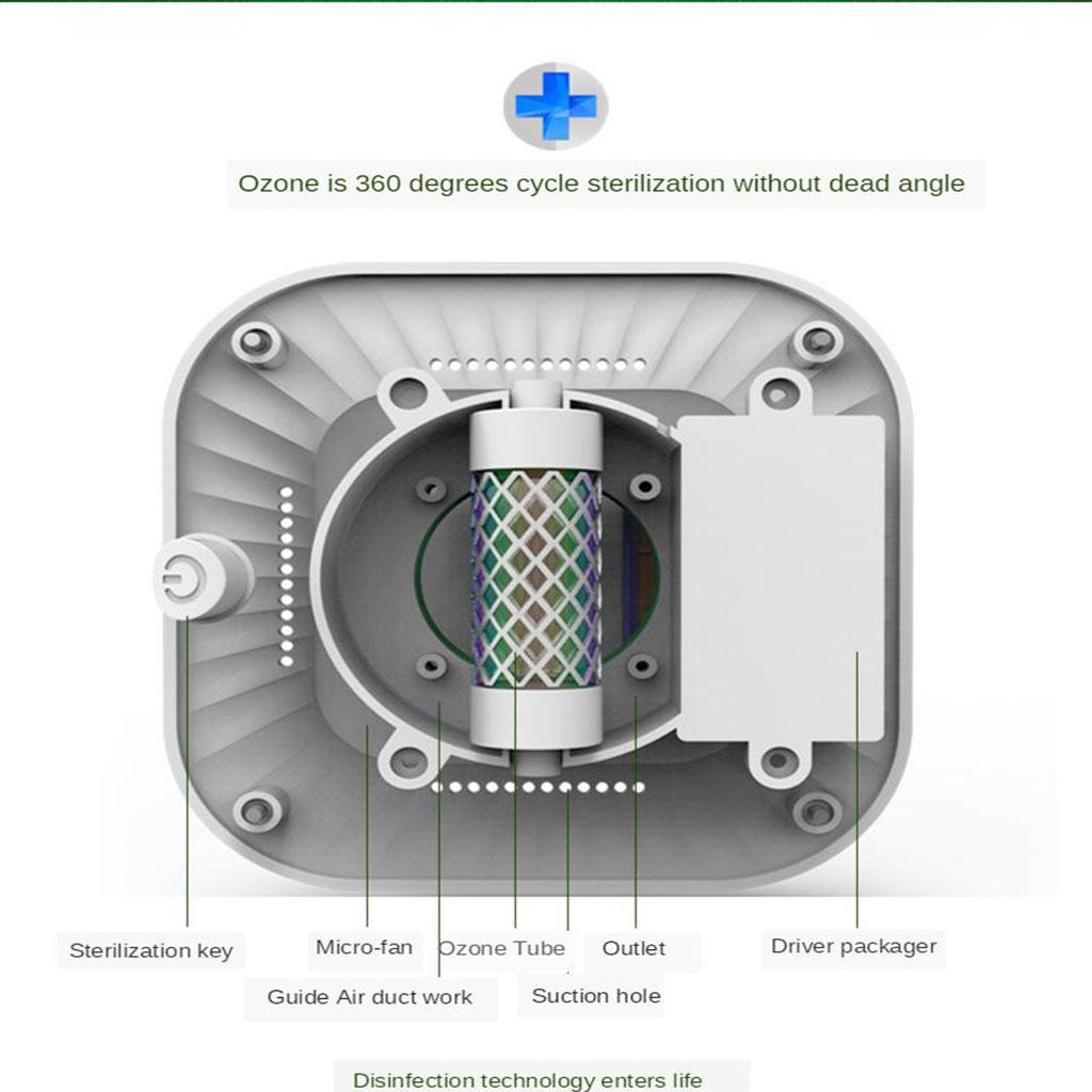 Portable ozone sterilizer formaldehyde and odor air purifier household purifier