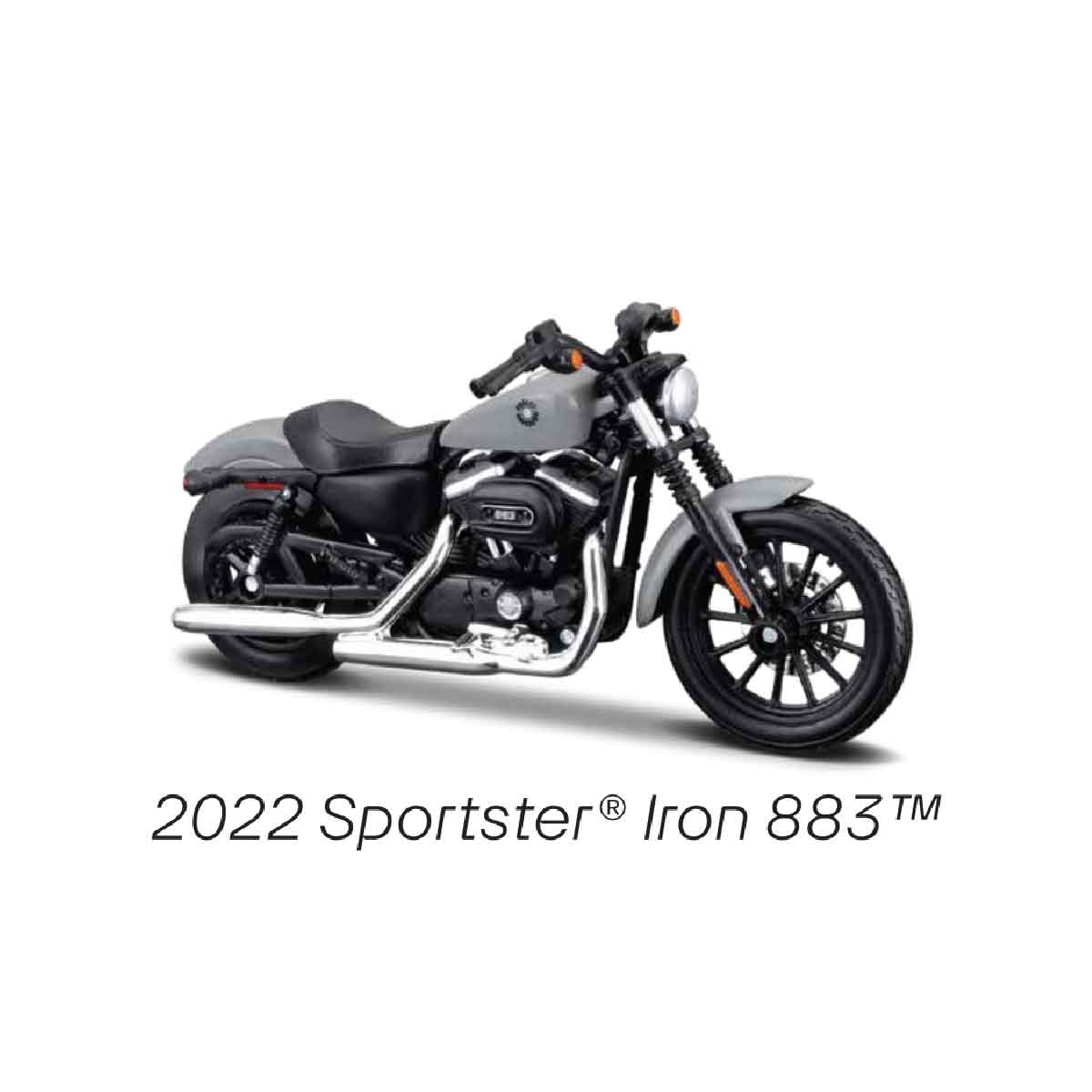 Đồ Chơi Mô Hình Mô Tô 1:18 H-D 2022 Sportster Iron 883 MAISTO 22940/MT39360