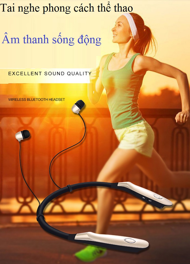 Tai Nghe Không Dây HBS 900S Công Nghệ Bluetooth 4.0, Mang Phong Cách Thể Thao Năng Động