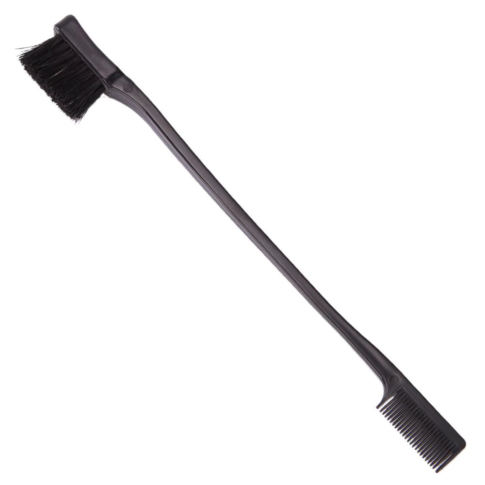 Double Sided Control Hair Brush Comb 2 in 1 Hair Styling Comb Eyebrow Brush for Natural Hair