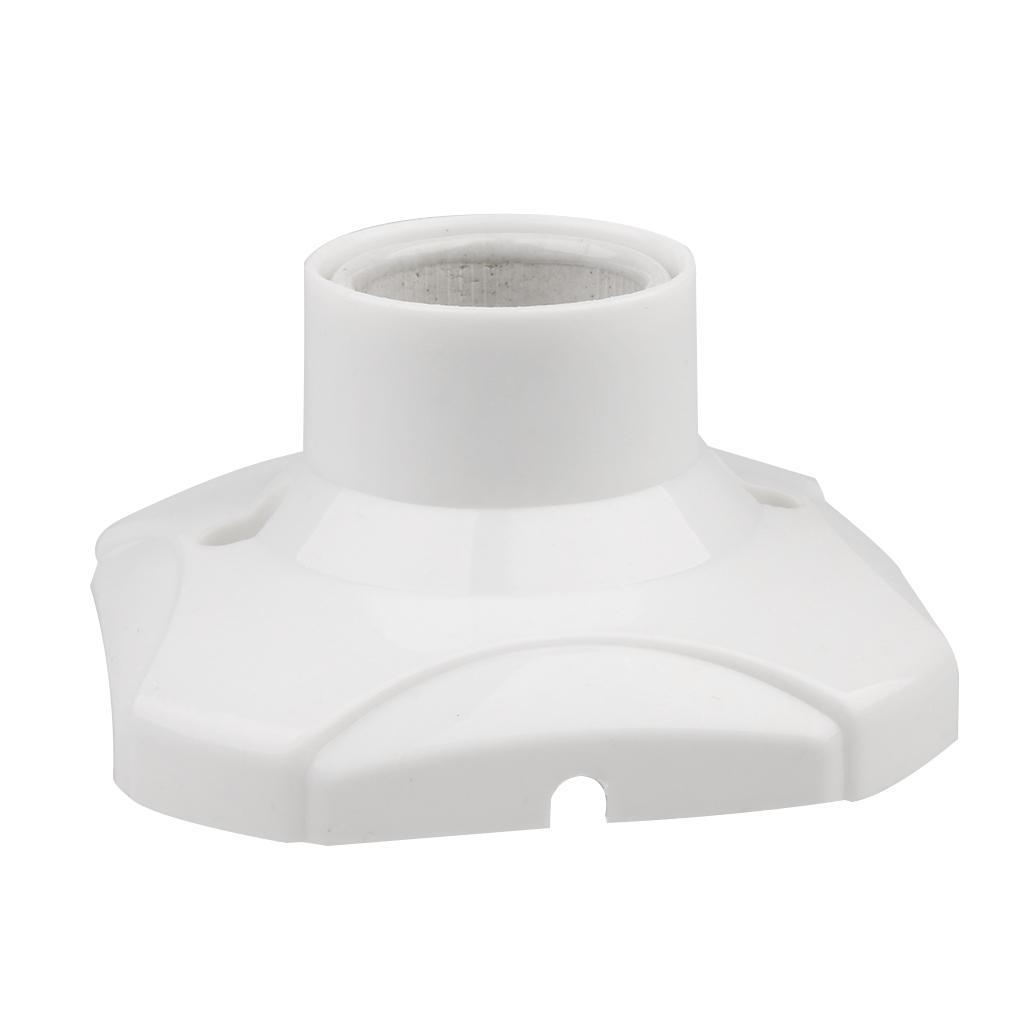 2Pcs E27 Socket Lamp Holder Screw Lamp Light Bulb Ceramic Light Holder