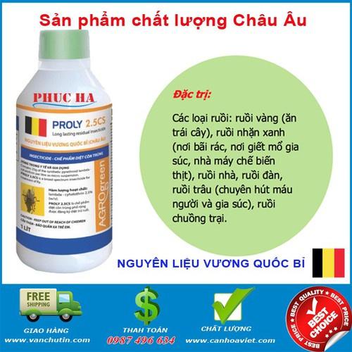 2 lọ thuốc diệt ruồi Proly 2.5cs 100ml