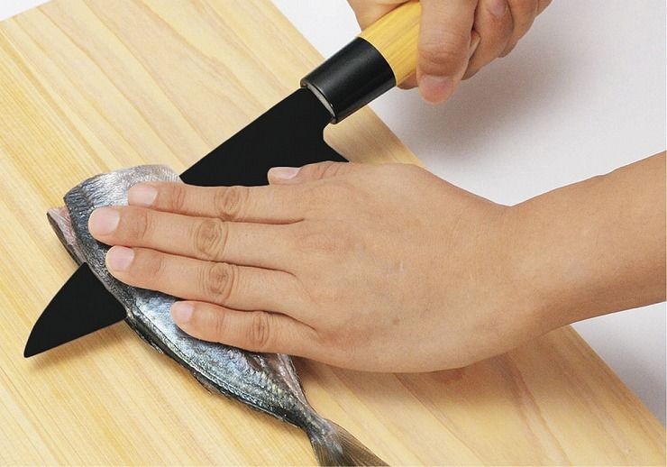 Bộ 02 dao làm bếp Sumikama Nhật Bản cán gỗ, lưỡi bằng Titanium cao cấp - Hàng nội địa Nhật Bản | Made in Japan