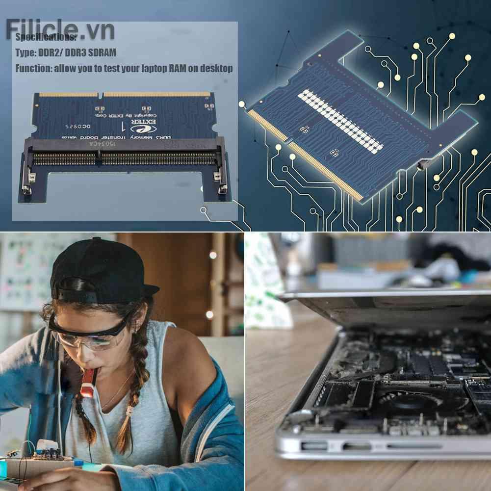Thẻ Nhớ DDR2 / DDR3 Laptop SO DIMM Sang Desktop DIMM
