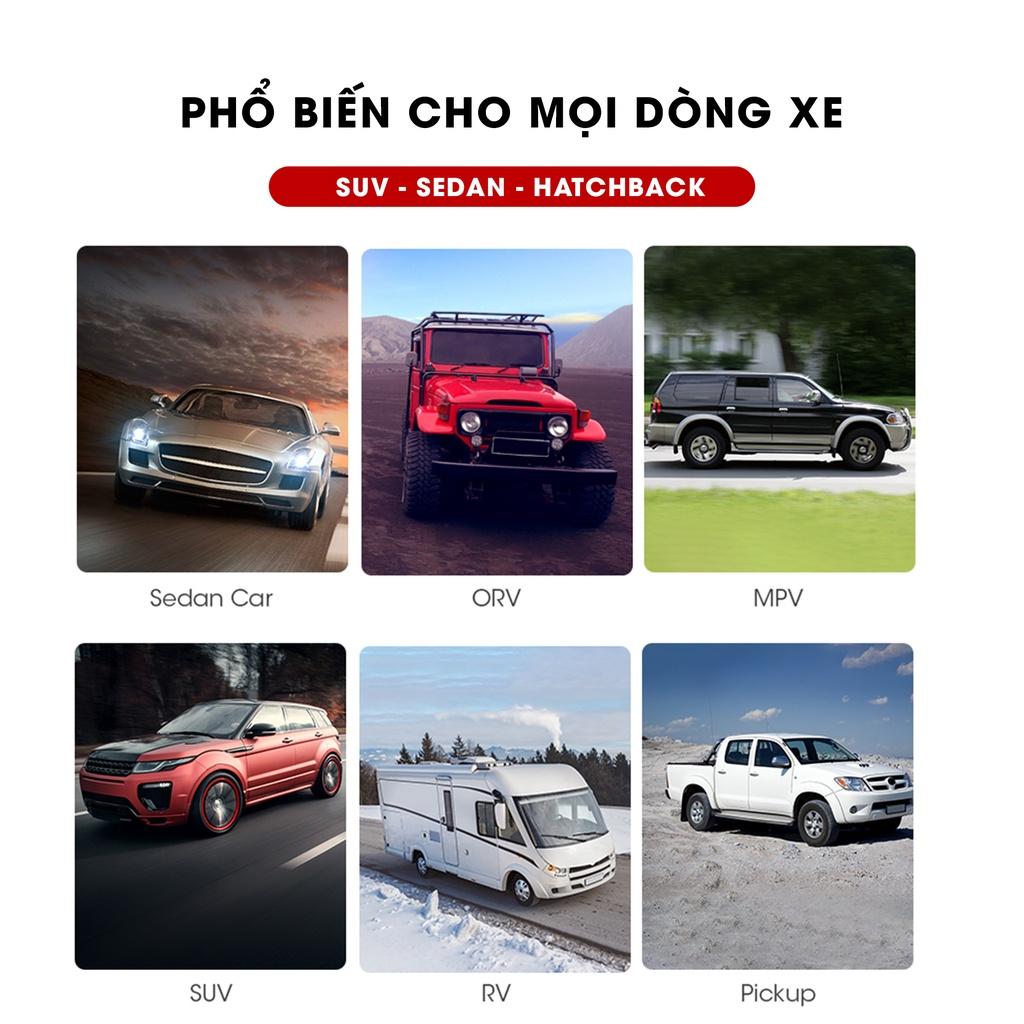 Bộ cảm biến áp suất lốp ô tô xe hơi Tiếng Việt bản cao cấp STEELMETAL S5 Màn LCD Pin năng lượng mặt trời