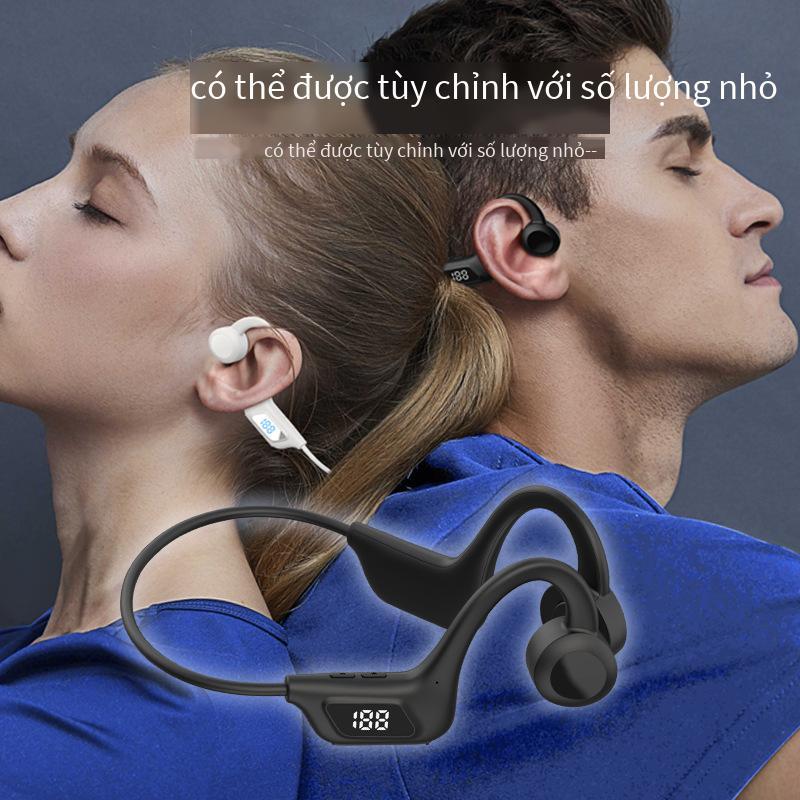 Khuyến mại mới Tai nghe bluetooth dẫn truyền xương LY1 không có trong tai tai nghe bluetooth thể thao không dây chống thấm nước với pin lớn