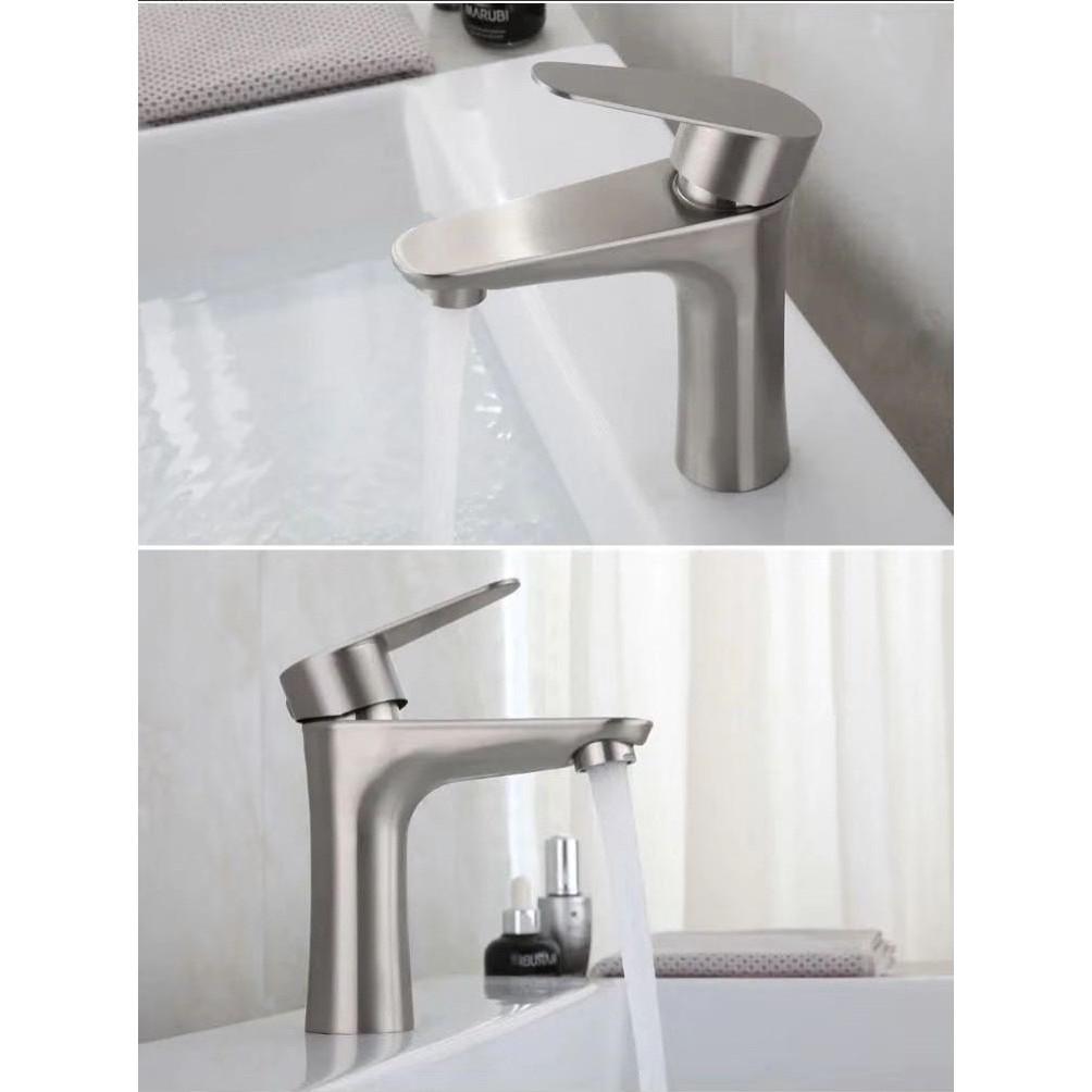 VÒI LAVABO, VÒI RỬA MẶT NÓNG LẠNH INOX 304