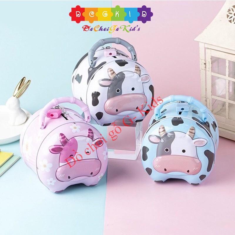 Két sắt bò sữa - Hộp tiết kiệm lì xì cho bé