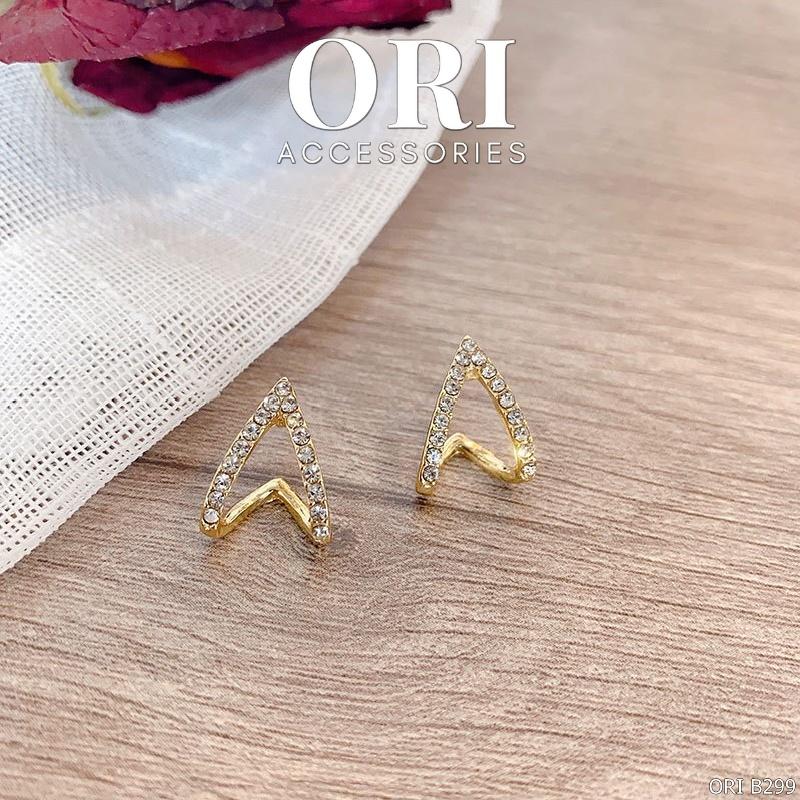 Bông tai nữ dáng nhỏ Basic Hoop thời trang xinh xắn ORI ACCESSORIES B299