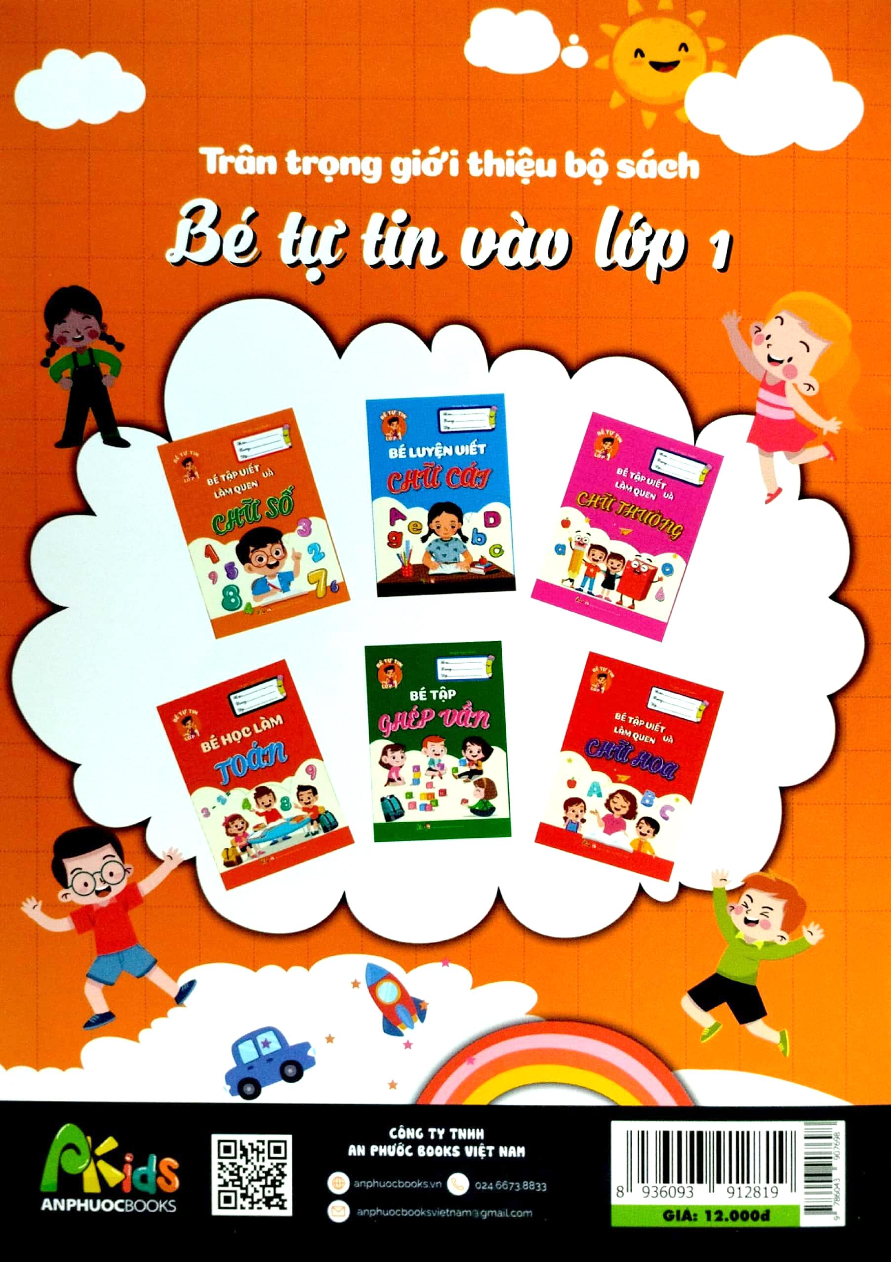 Bé Tự Tin Vào Lớp 1 - Bé Tập Viết Và Làm Quen Chữ Số