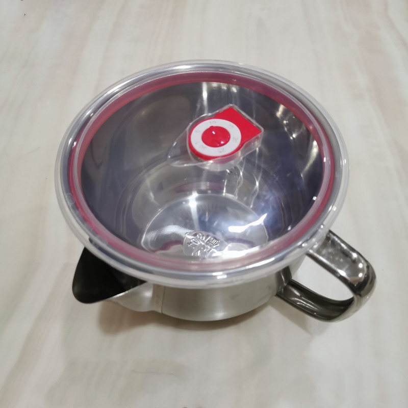 Bình lọc dầu ăn inox 304, ca lọc cặn dầu