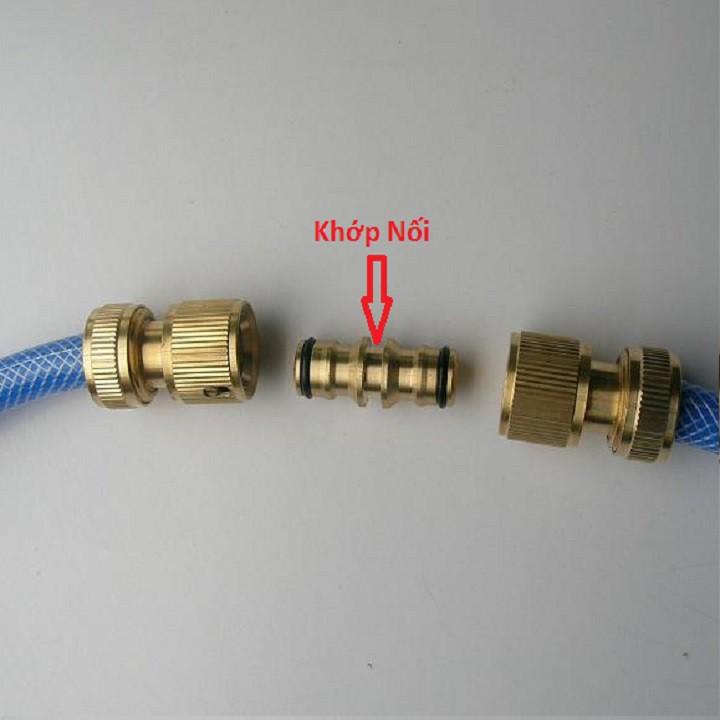 KHỚP NỐI NHANH 2 ĐẦU KHỚP GÀI BẰNG ĐỒNG THAU - 555
