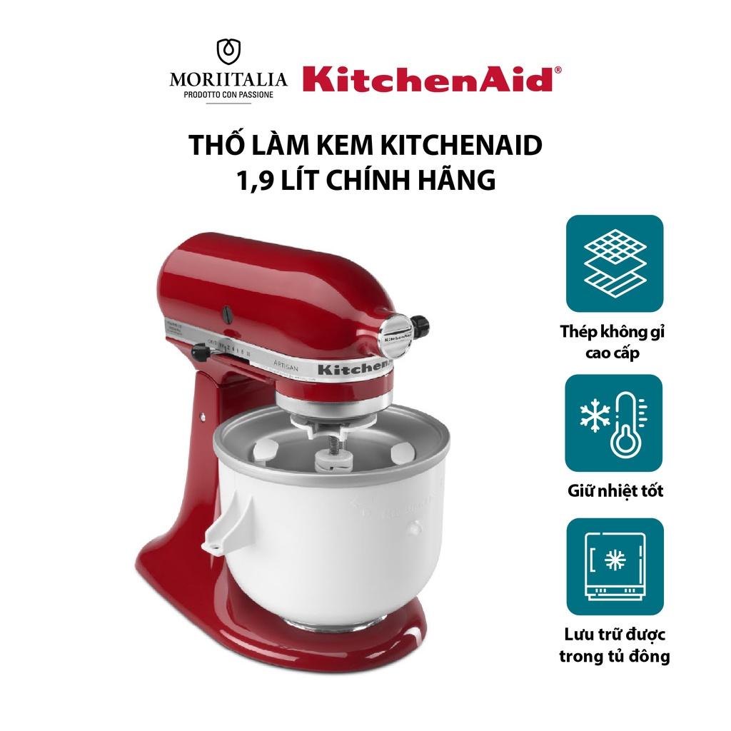 Thố làm kem chính hãng KitchenAid 1,9 lít chính hãng, tiện lợi 5KICA0WH