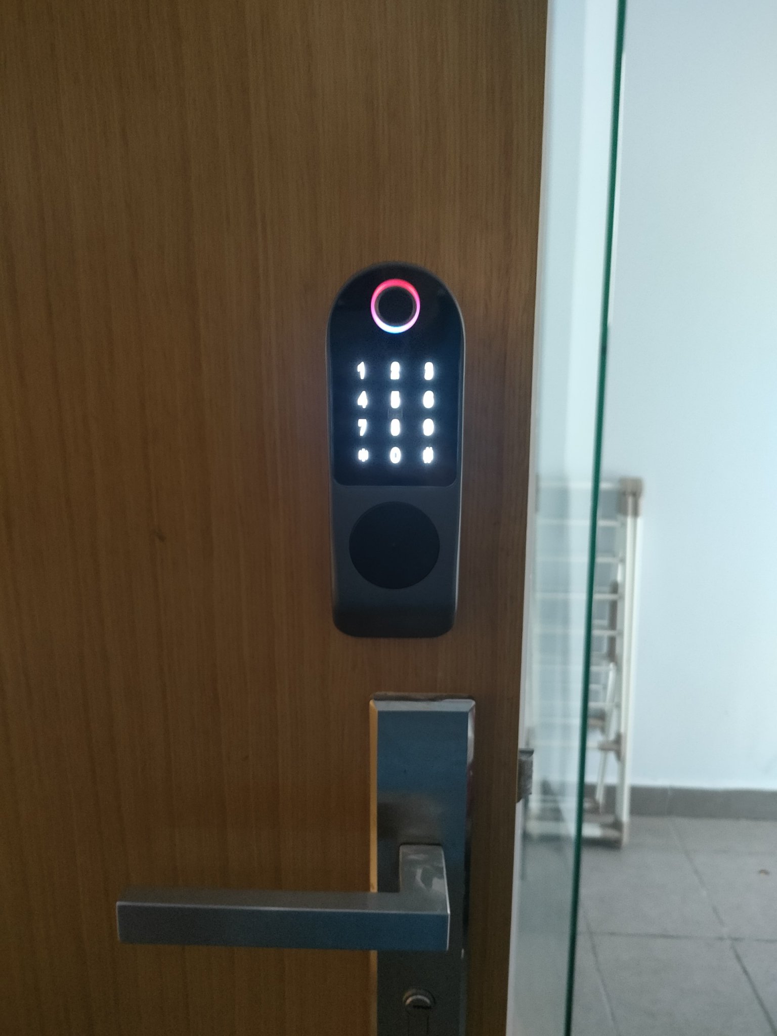 Khóa cửa vân tay APP TTLOCK, TUYA Tiếng Việt: từ xa bằng điện thoại, vân tay, mã số, thẻ từ, 2 mặt vân