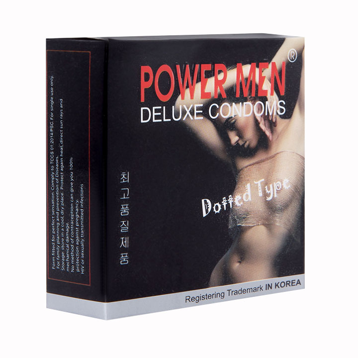 Bao cao su Powermen Dotted (3 Chiếc)