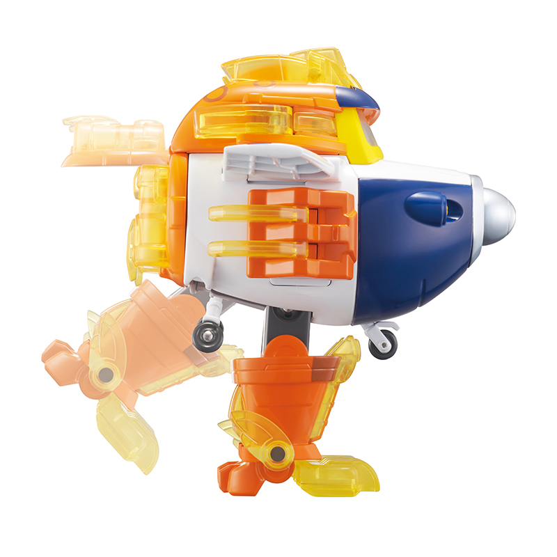 Đồ Chơi SUPER WINGS Robot Biến Hình Siêu Vệ Binh Cảnh Sát Paul Có Đèn Và Âm Thanh YW760925