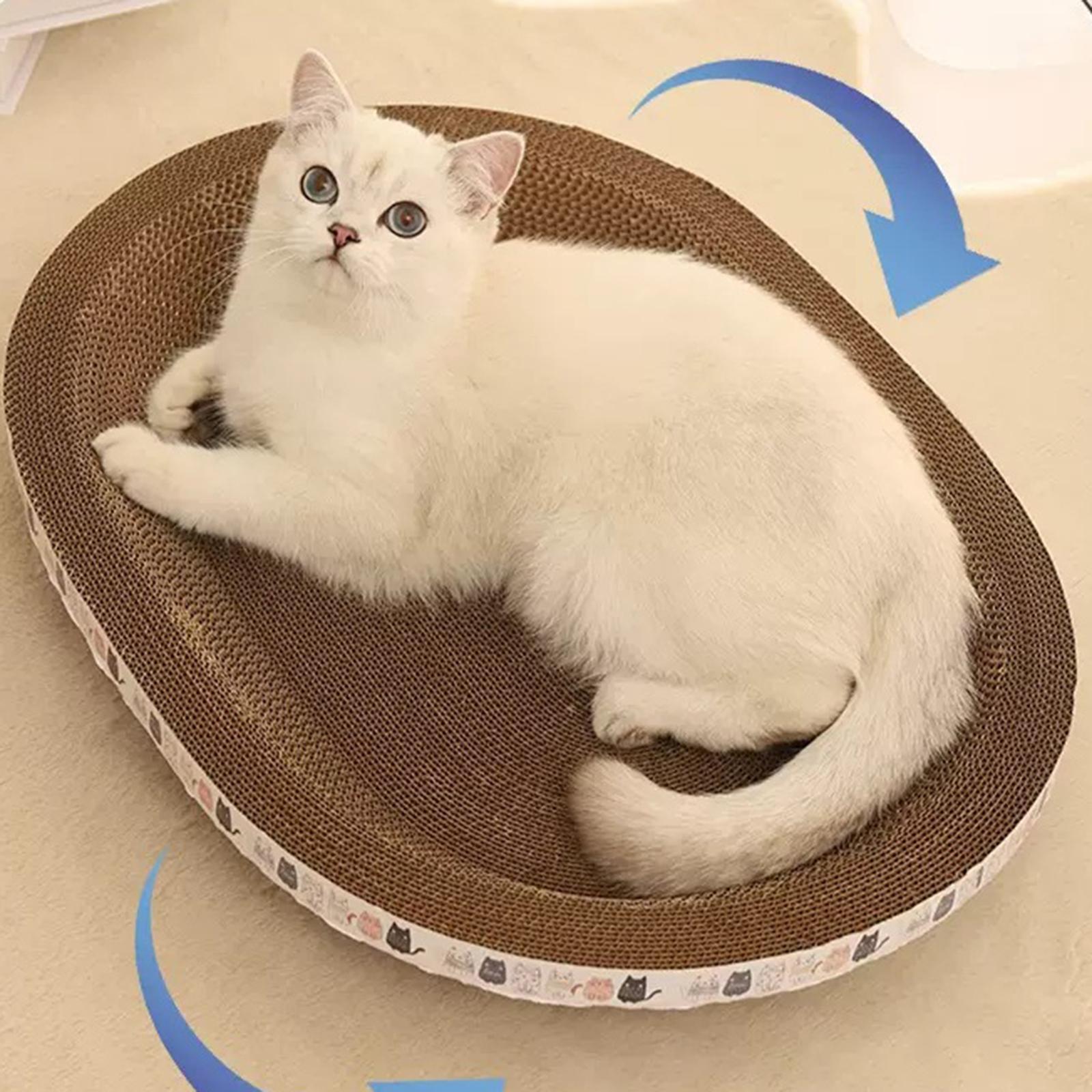 Cat Scratcher Cardboard Scratching Board Training Toy Corrugated Scratch Pad for Indoor Cats