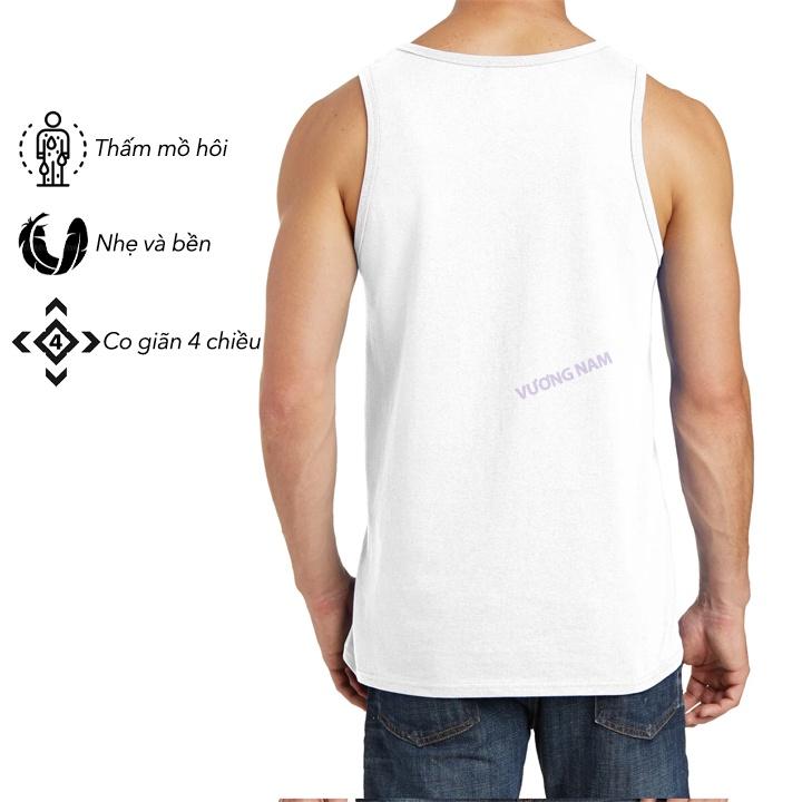Áo lót nam cotton 3 cái hanoisimex ba lỗ sát nách trắng thấm hút mồ hôi tốt