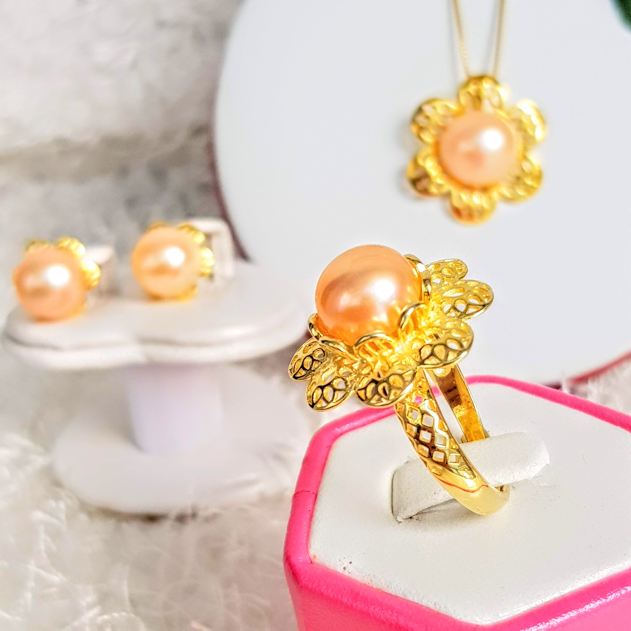 Trang Sức Dây Chuyền Ngọc Trai Cao Cấp 4M - Trang Sức Cô Tấm - VARIOS PEARL - Bạc Ý S925 Đính Zirconia - COTAM0304 + Tặng Kèm Phụ Kiện
