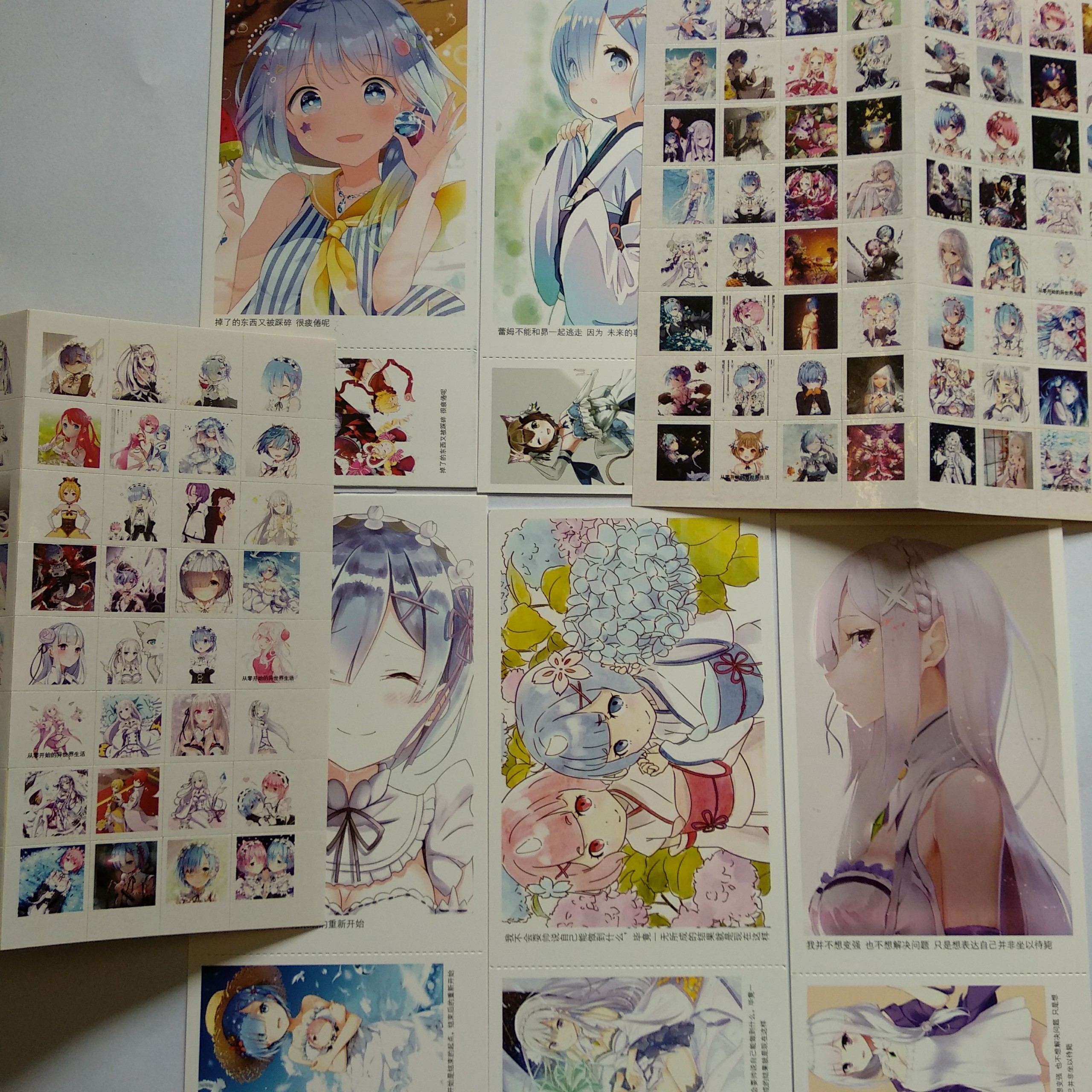 Bộ Postcard 188 tấm Re Zero