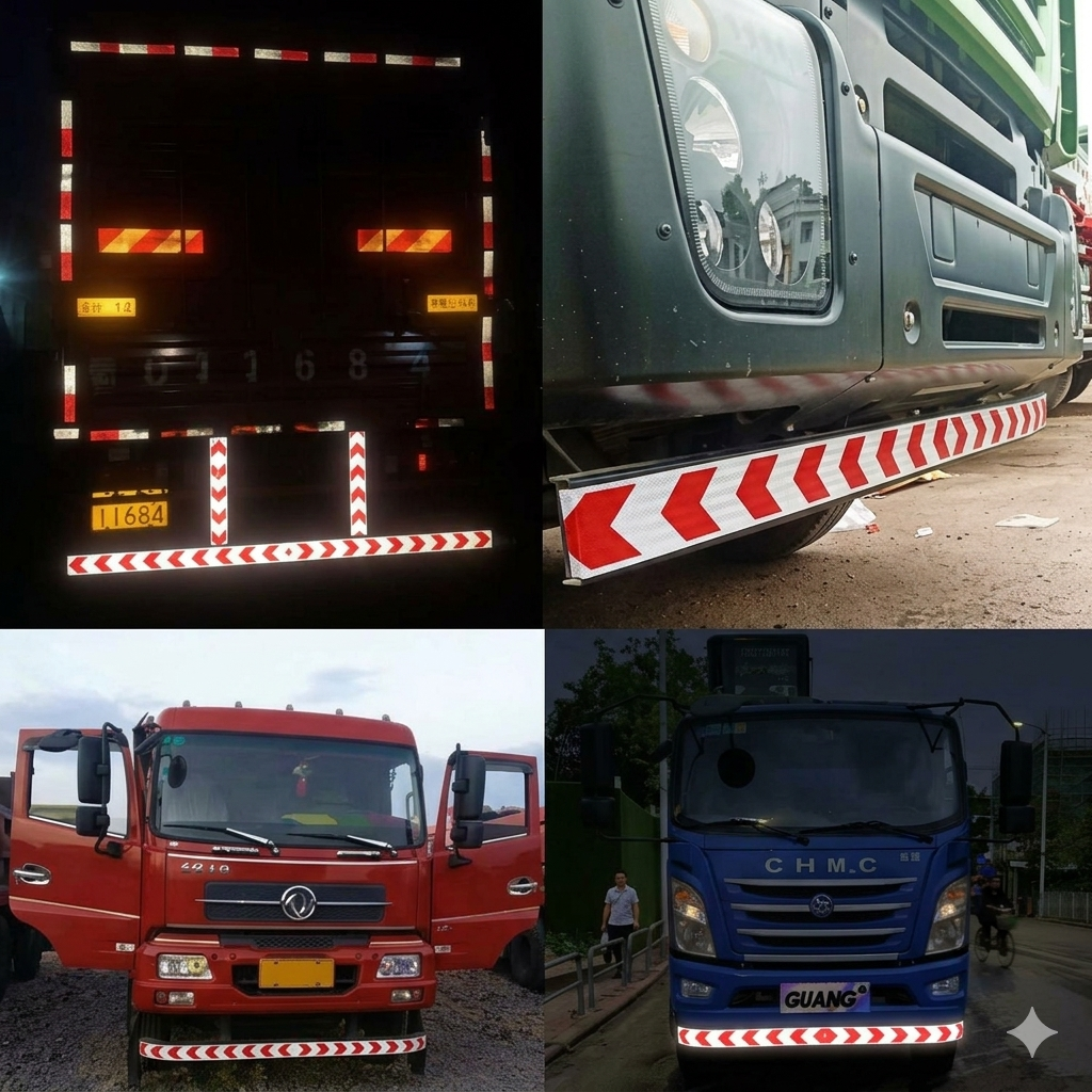 Băng Dính Phản Quang khổ rộng 10 cm x 25 mét, Cảnh Báo An Toàn Hình Mũi Tên Dùng Dán Xe Ô tô, Thùng Xe Tải, Định Hướng An Toàn, chất liệu PVC Chống Thấm Nước - Mũi Tên ĐỎ TRẮNG - Mai Lee