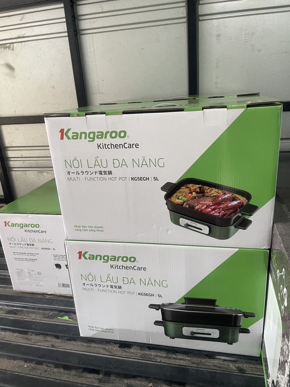 Nồi lẩu nướng đa năng 5 lít Kangaroo KG5EGH hàng chính hãng bảo hành 12 tháng