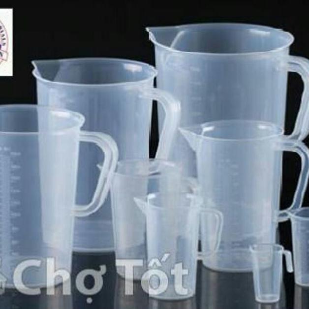 Ca đong có chia vạch nhựa các cỡ (từ 50 ml - 5000 ml)