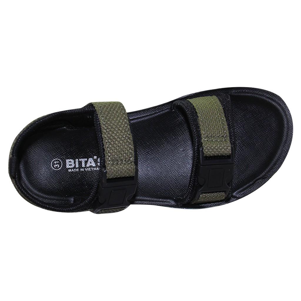Sandal bé trai Bita's SEN.52 (Đen + Rêu