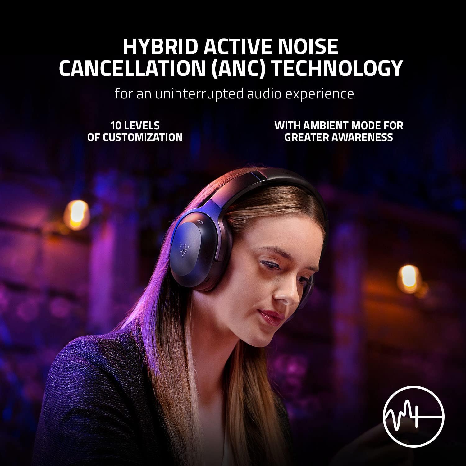 Tai nghe Razer Barracuda Pro-Wireless Gaming Headset with Hybrid ANC_Mới, hàng chính hãng