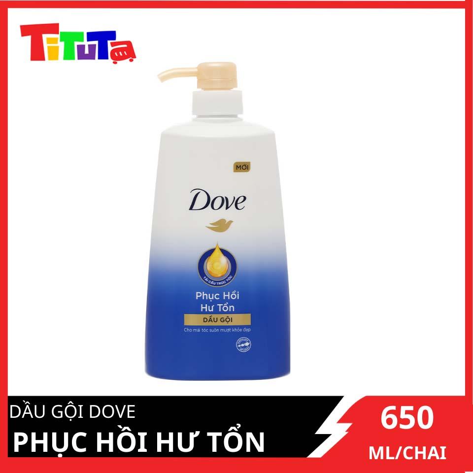 Dầu Gội Dove Phục Hồi Hư Tổn (650g)