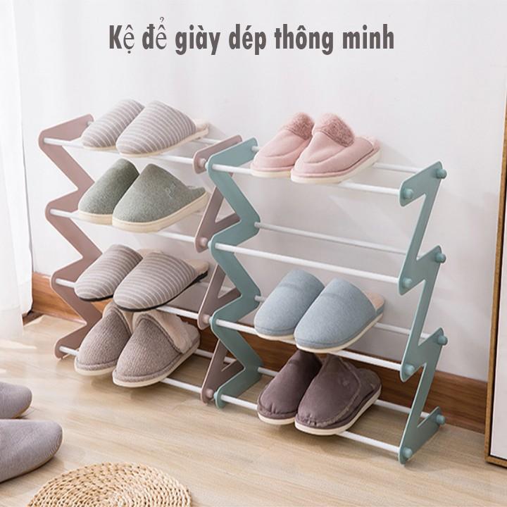 KỆ GIẦY DÉP ĐA NĂNG CHỮ Z 4 TẦNG TIỆN LỢI KỆ ĐA NĂNG TIỆN DỤNG