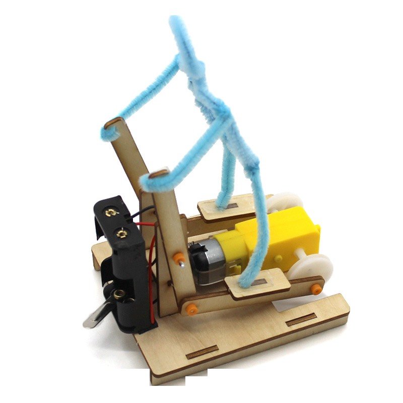 Đồ Chơi Lắp Ráp Khoa Học STEAM Robot Kéo Xe Tự Động 3D Đồ Chơi DIY Cho Trẻ Em Bộ Lắp Ráp Gỗ Robot Kéo Xe Tự Động Cho Bé Đồ Chơi Gỗ DIY