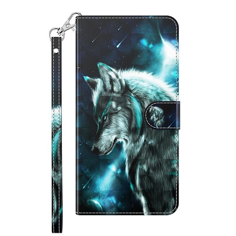 Ốp lưng da nắp gập in hình cho điện thoại Google Pixel 6 Pro