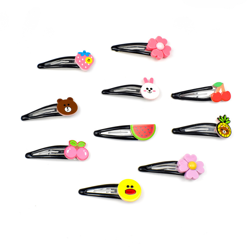 Set 3 kẹp tóc dễ thương cho bé - giao hình ngẫu nhiên