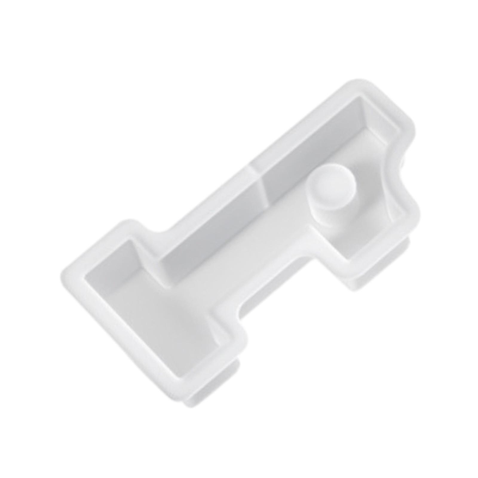Epoxy Resin Candle Holder Die Easy to Demold Number Candlestick Silicone Die