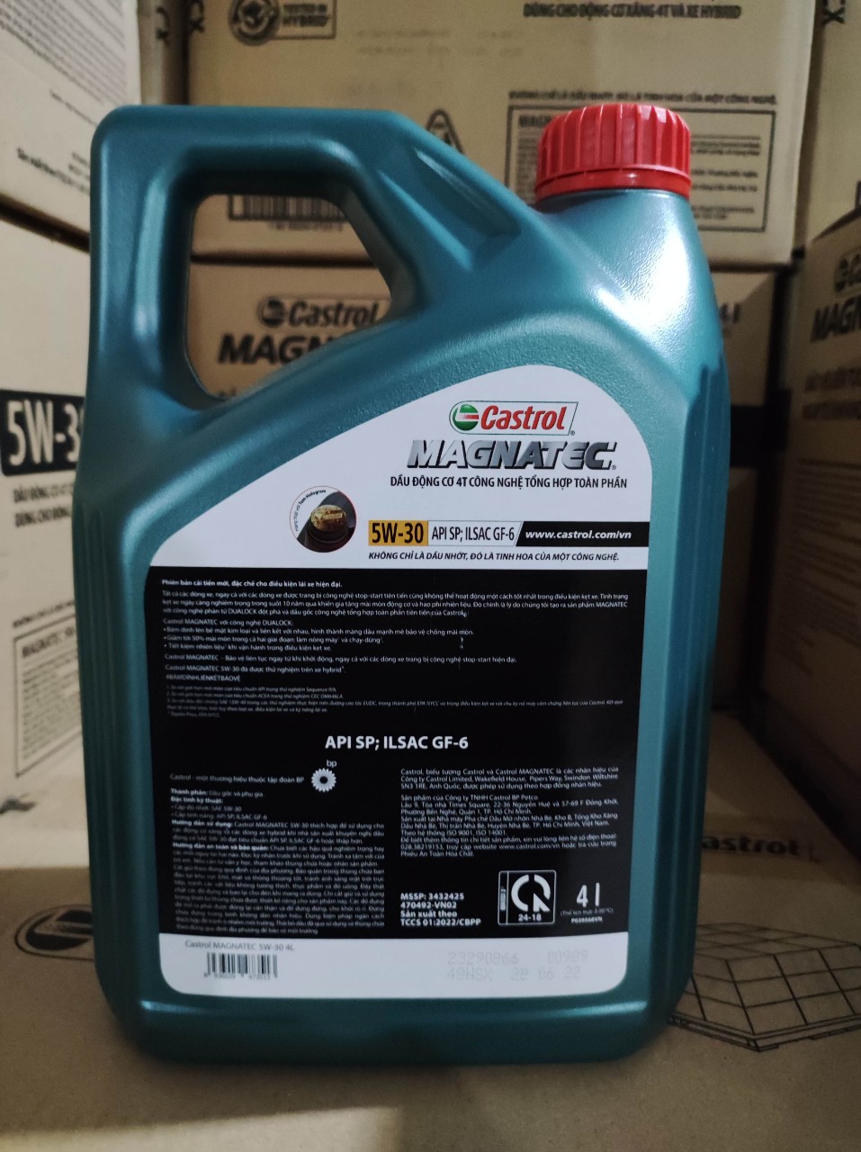 Dầu Động Cơ CASTROL MAGNATEC 5W30 API SP, can 4 LÍT