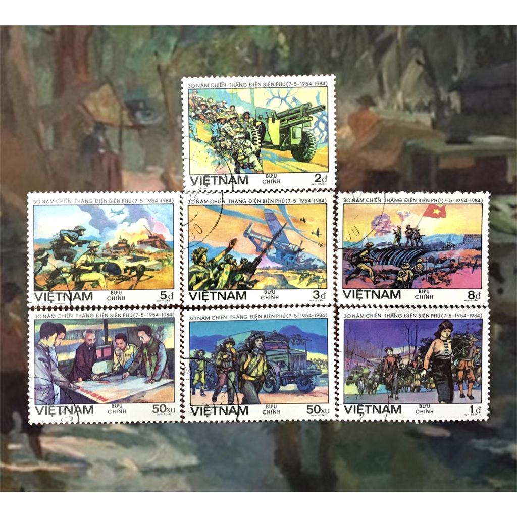 Tem sưu tập MS 440 Tem CTO Việt Nam Kỷ niệm 30 năm Chiến thắng Điện Biên Phủ 1984