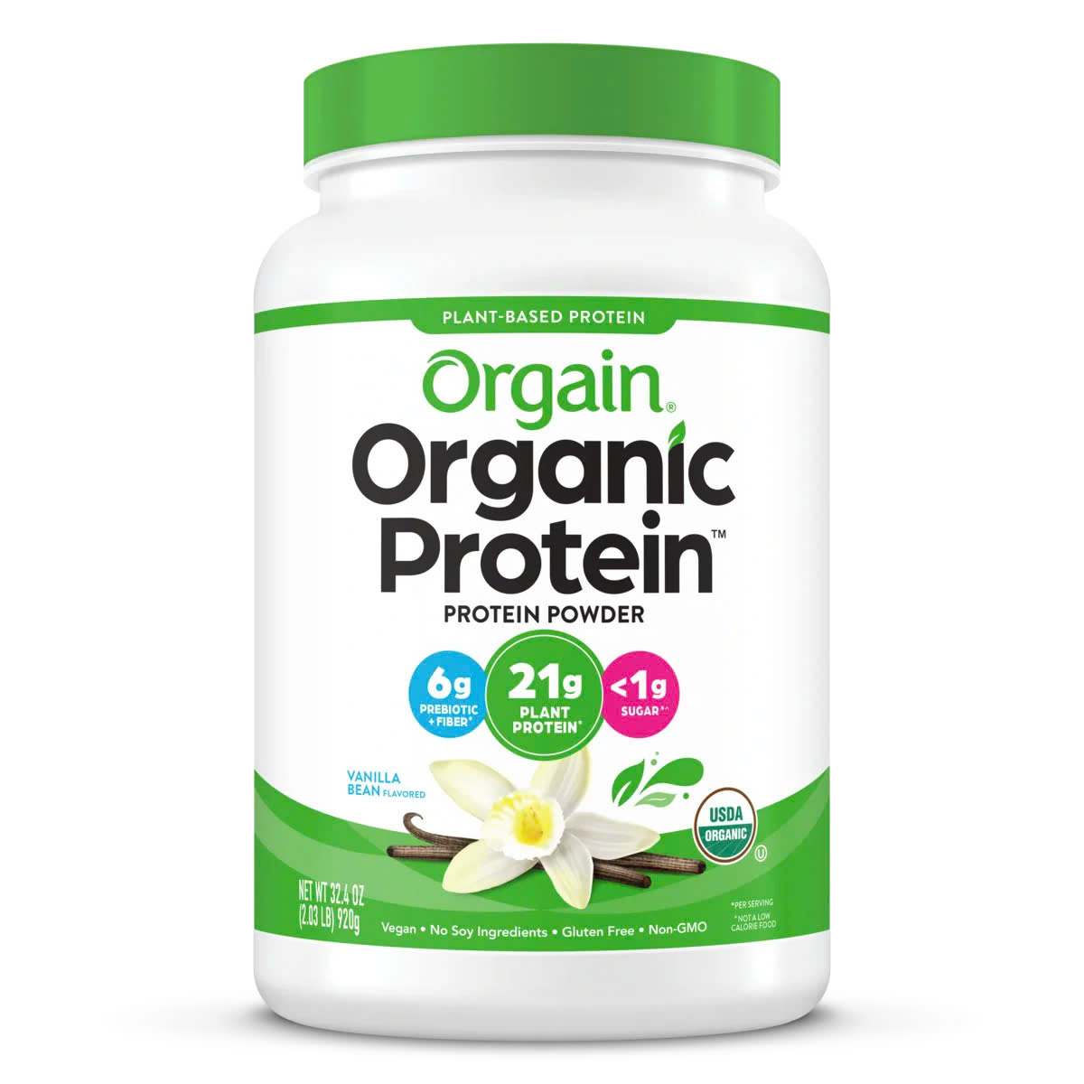 Bột Protein Thực Vật Mỹ ORGAIN Organic Protein 920g, Bột Đạm Chuẩn Hữu Cơ USDA