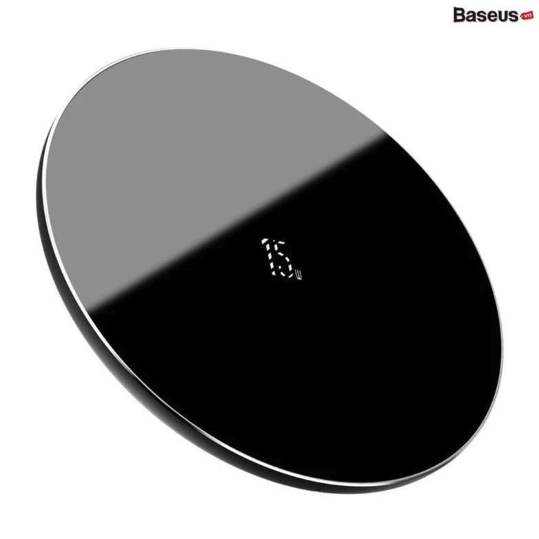 Đế sạc nhanh không dây 15W Baseus Simple Wireless Charger BS-WC-P10C